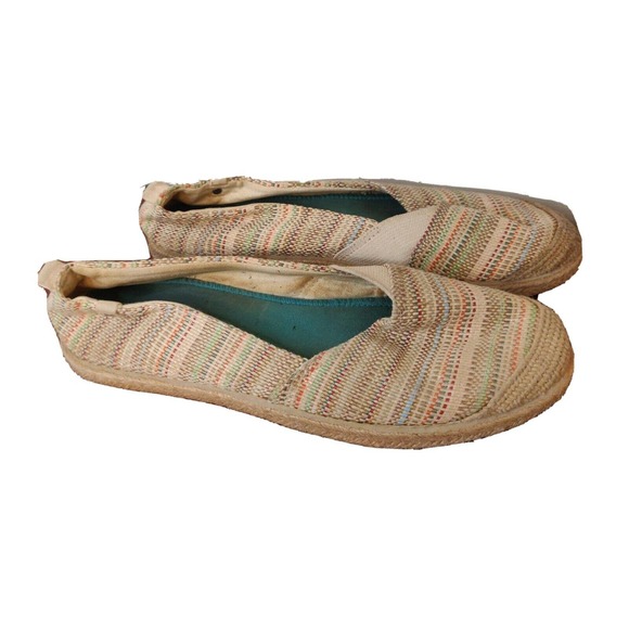 Roxy Women's Shoes Flats Size 8 Multicolor Stripe. - Picture 1 of 8